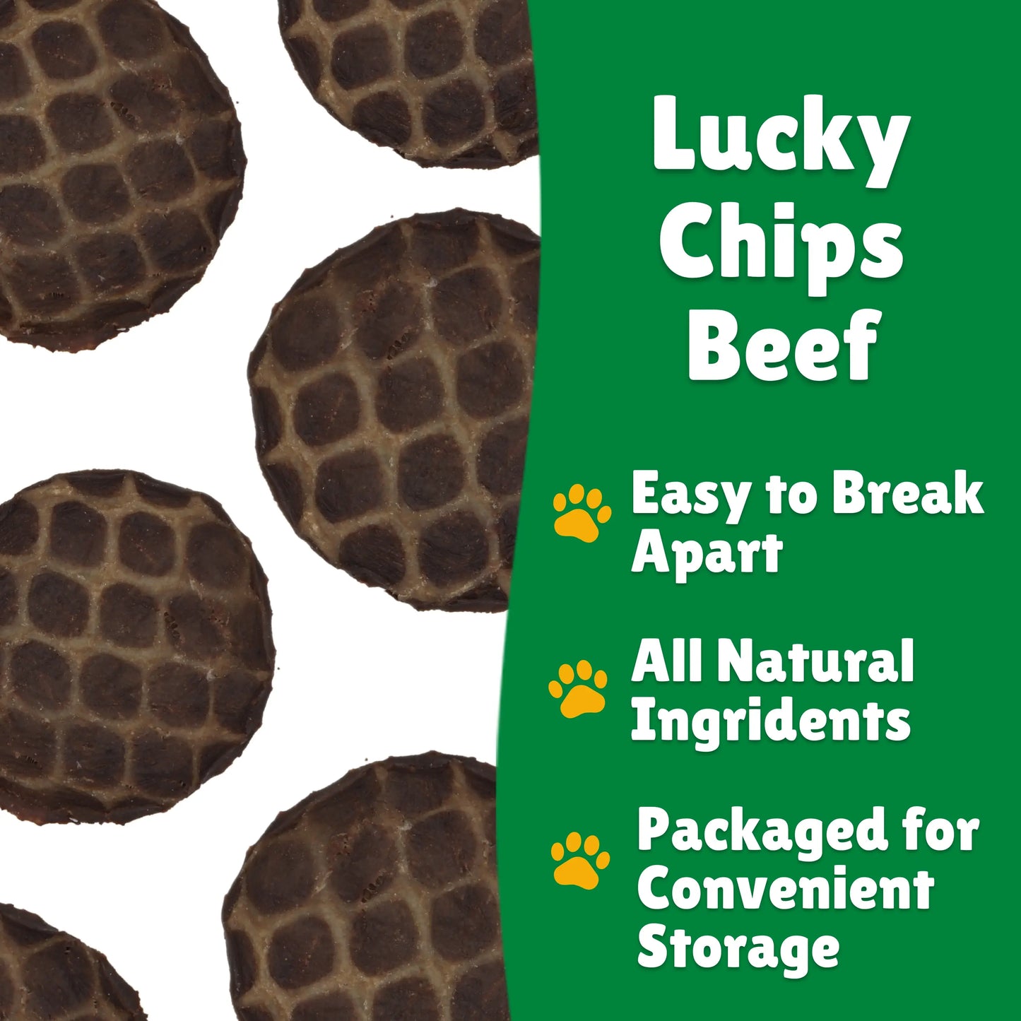 LUCKY CHIPS BEEF Bulk per lb