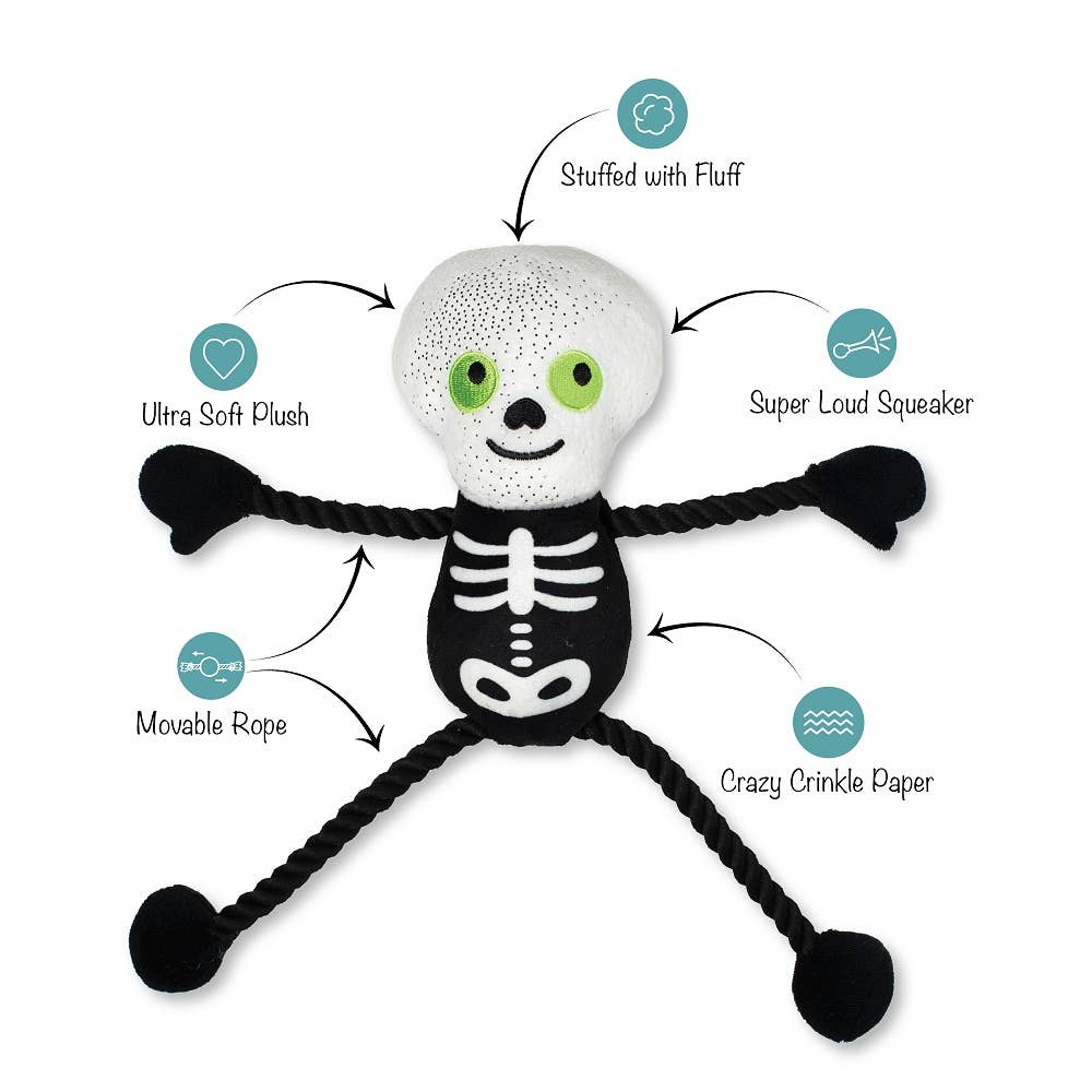 PetShop by Fringe Studio Got A Bone To Pick Plush Dog Toy