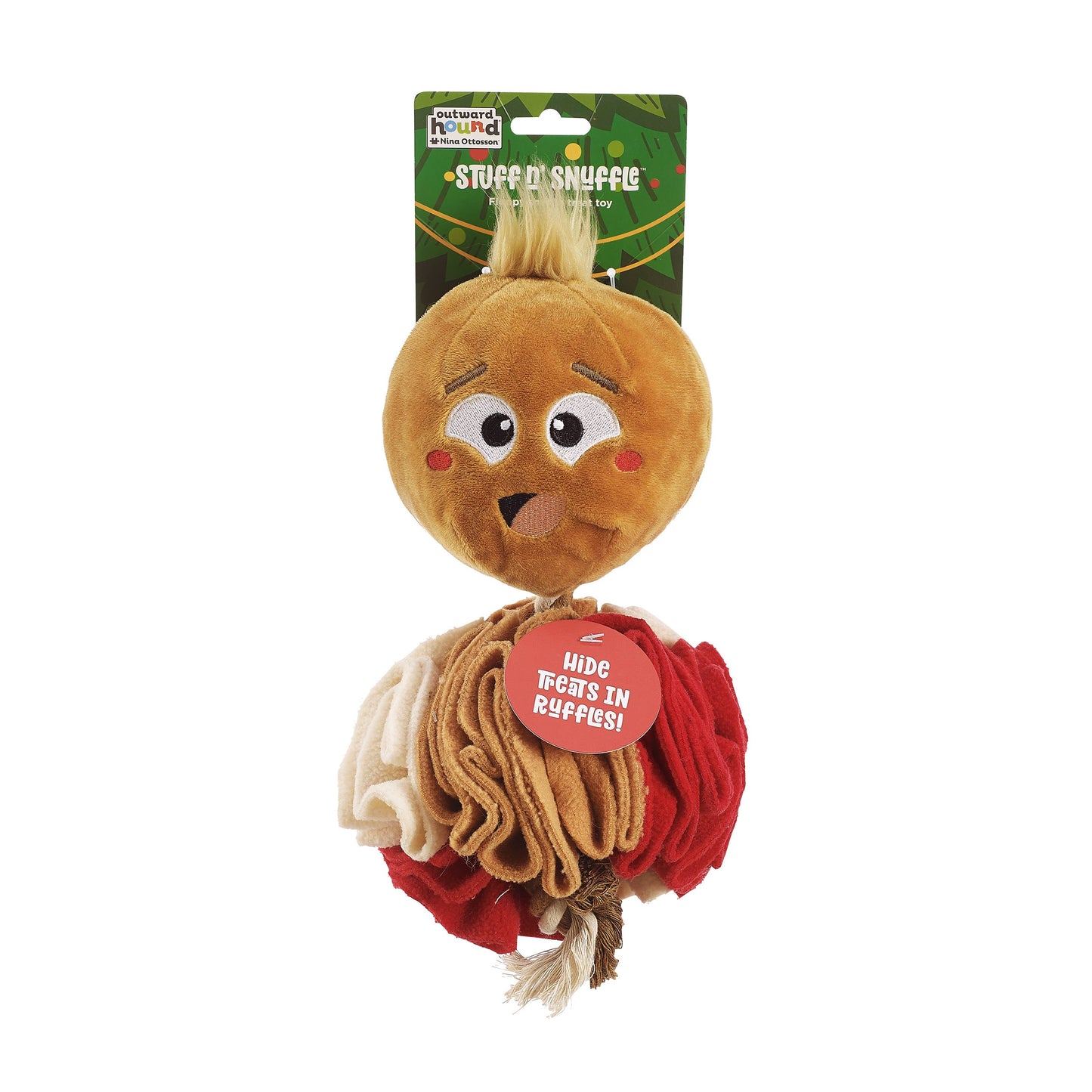 Nina Ottosson Stuff N' Snuffle Gingerbread Man Dog Toy